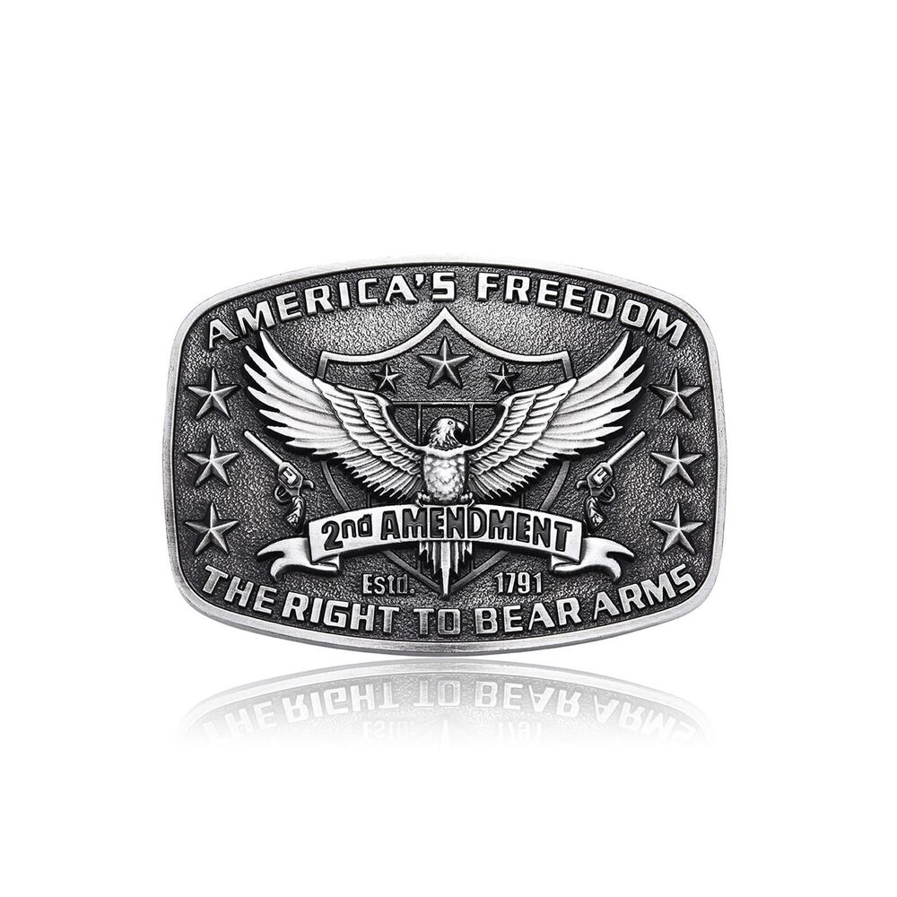 9495 MASOP Western Belt Buckle American Freedom Belt Buckles Cowboy Cowgirl